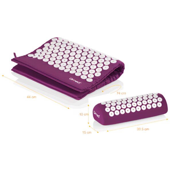 Mata i poduszka do akupresury - Acupressure Set Qmed