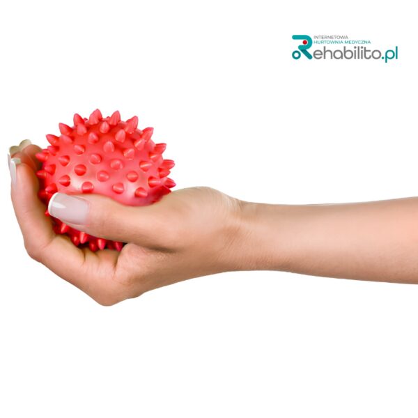 Piłeczka rehabilitacyjna z kolcami - Massage Ball Qmed