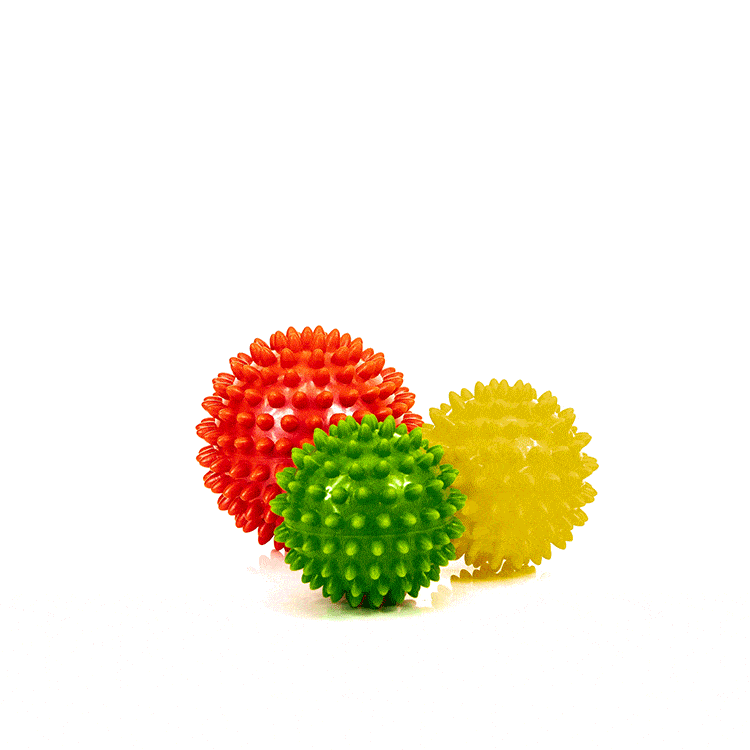 Piłeczka rehabilitacyjna z kolcami - Massage Ball Qmed