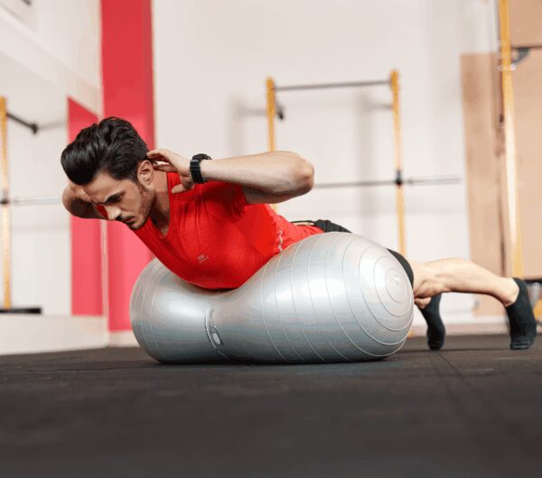 Piłka do ćwiczeń "orzeszek" ABS Gym Ball - Peanut Qmed