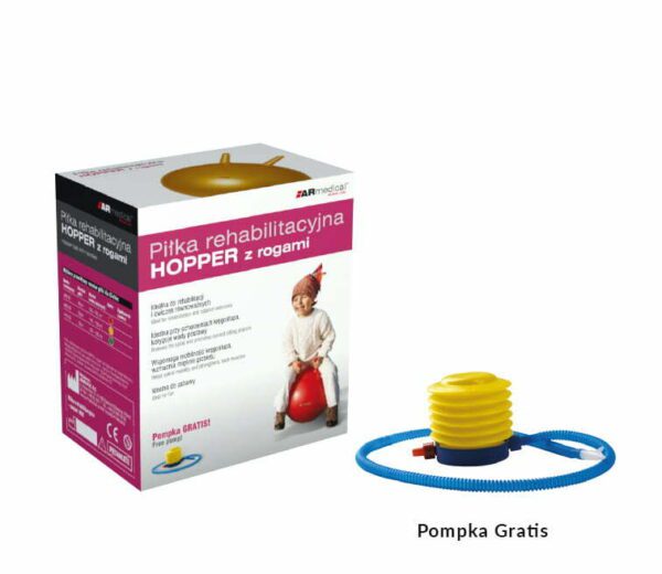 Piłka rehabilitacyjna Hopper z rogami ARmedical