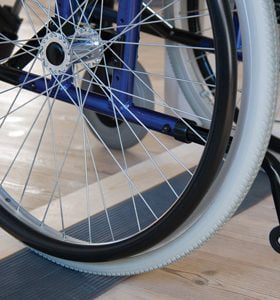 Rampa progowa gumowa dla wózków inwalidzkich Mobilex