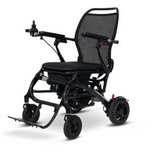 Składany wózek inwalidzki o napędzie elektrycznym iTravel Carbon Meyra