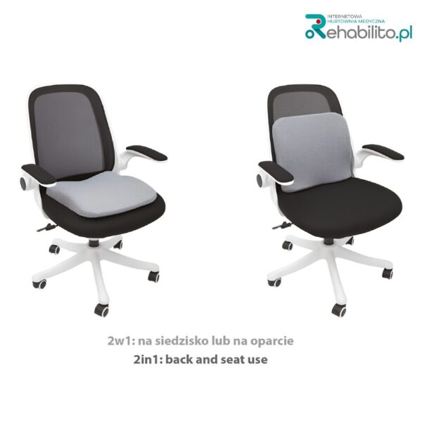 Poduszka bambusowa z żelem chłodzącym Seat&Back Cushion Qmed