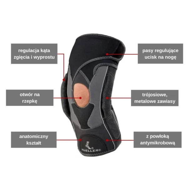 Orteza na kolano z Kevlarem® HG80 Mueller