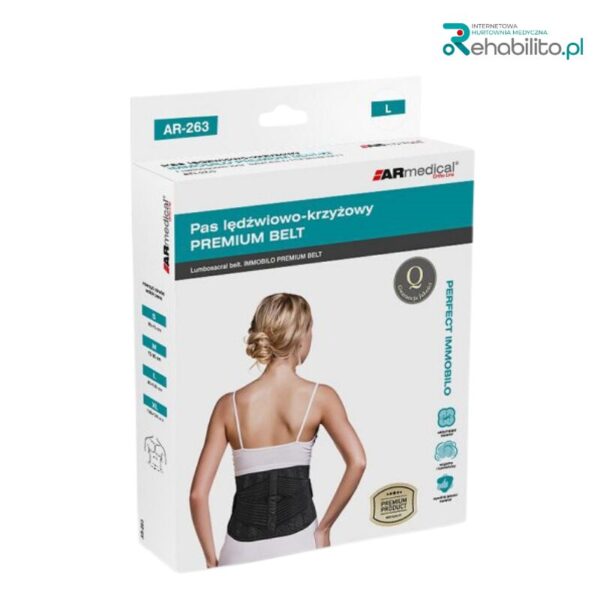 Pas lędźwiowo-krzyżowy Immobilo Premium Belt AR-263 - ARmedical