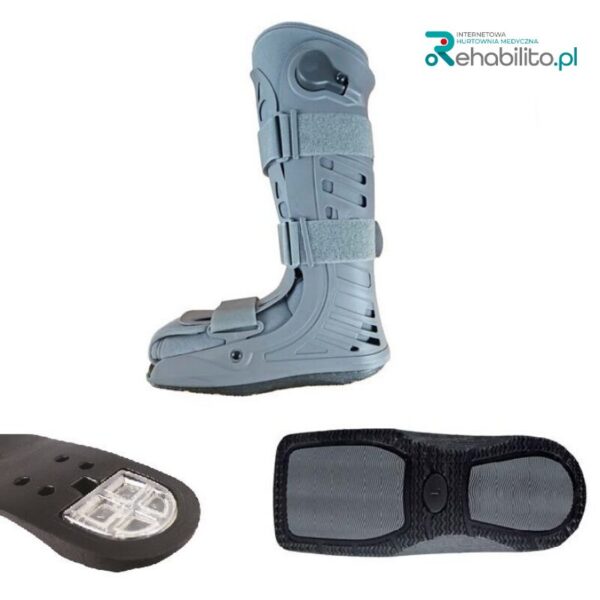 Orteza stopowo-goleniowa, dwukomorowa wysoka Walker Dual Comfort AR-608 - ARmedical