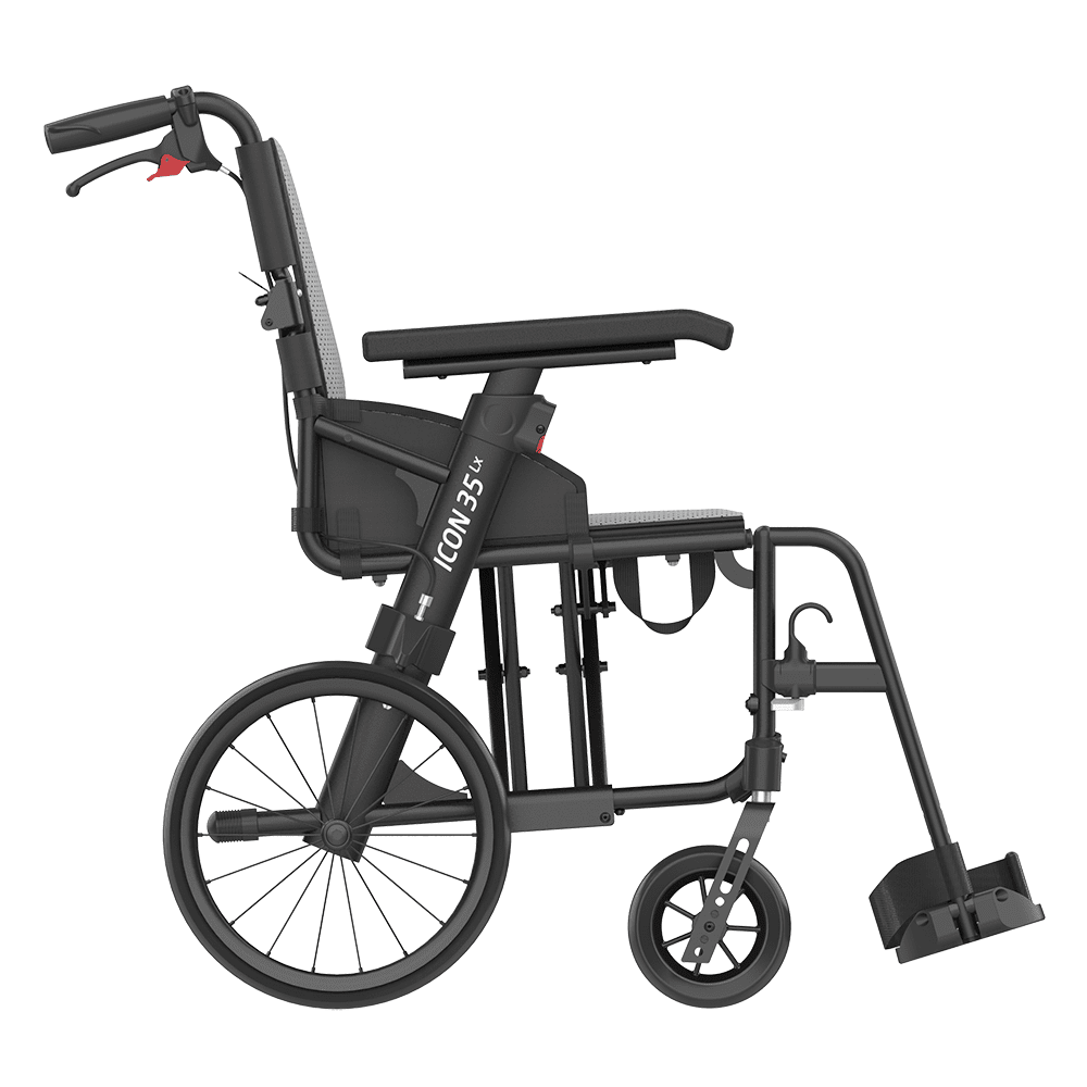 Wózek inwalidzki aluminiowy Icon 35 LX - Rehasense - Internetowa ...