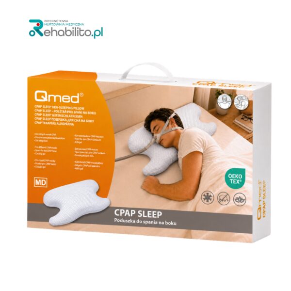 Poduszka rehabilitacyjna do spania na boku Cpap Sleep Qmed