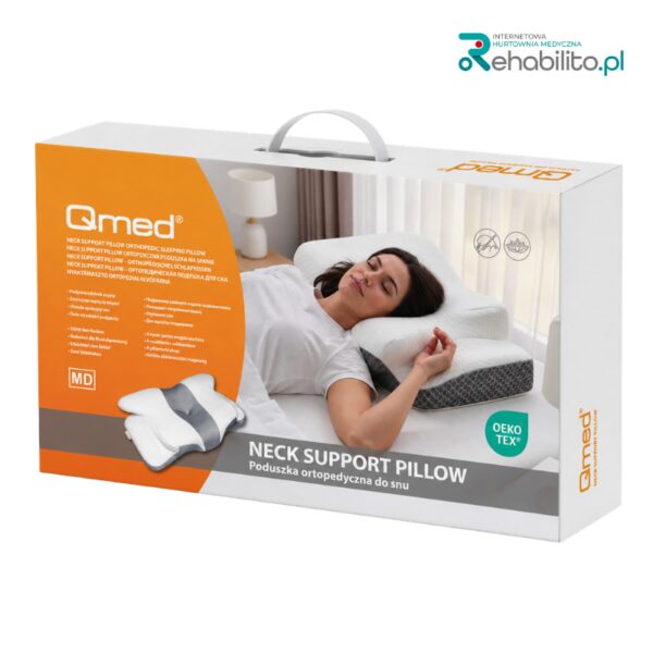 Poduszka ortopedyczna do snu Neck Support Pillow Qmed