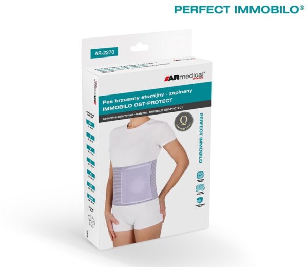Pas brzuszny stomijny – zapinany IMMOBILO OST-PROTECTC AR-2270 Armedical